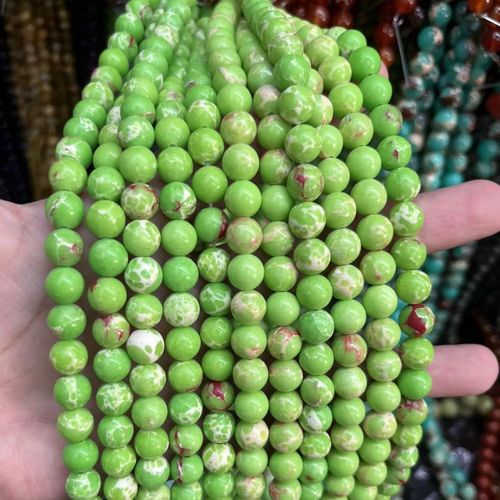 Factory Direct Sale Dangshen Longshoushan Python Skin Bead Strand Bracelet Semi-Finished Wholesale Fashion Button DIY Matching