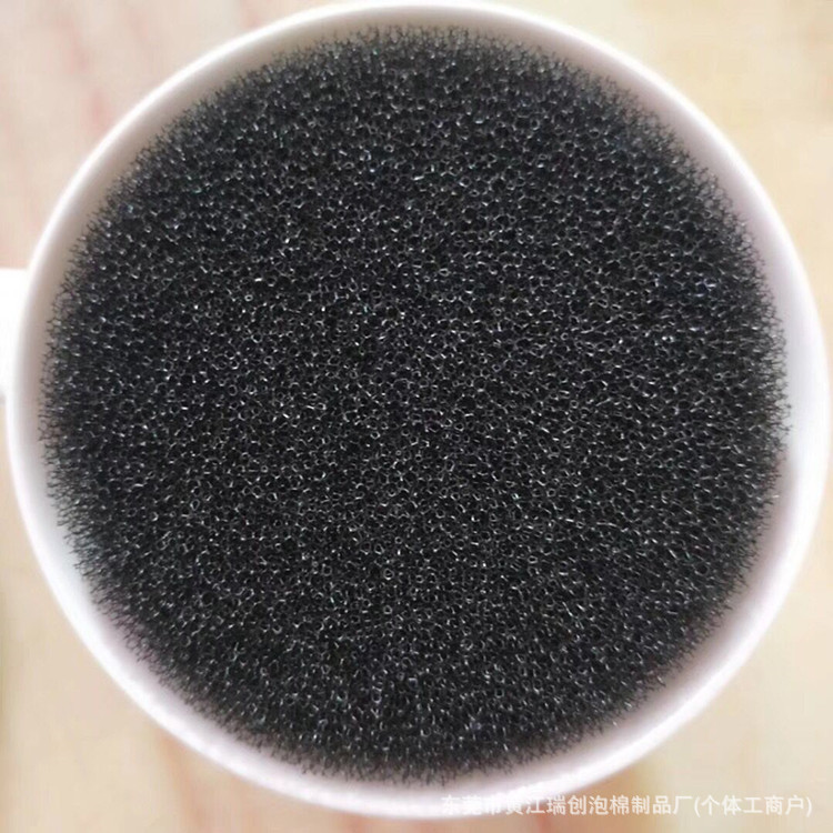 50ppi黑色圆形过滤海绵清洁片化妆工具刷眼影刷头盒清洁海绵