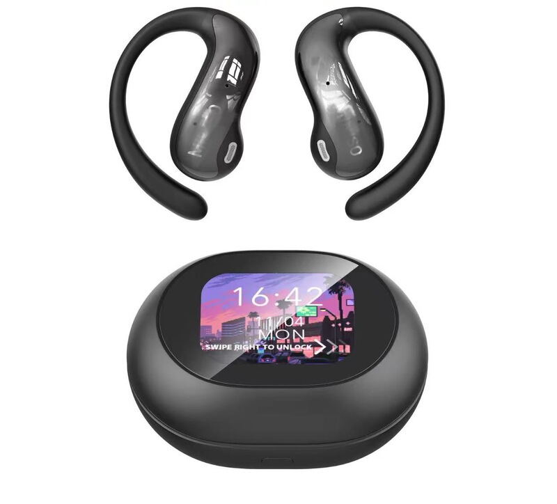 MINISO人気商品 Ms188 オープンイヤー型OWS Bluetoothイヤホン ノイズキャンセリング ワイヤレス AI翻訳機能付き|undefined