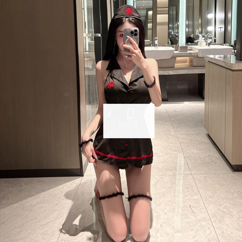 Sexy Little Nurse Sexy Uniform Cloud Suit Underwear Black and White cosplay cosplay Costume Batch