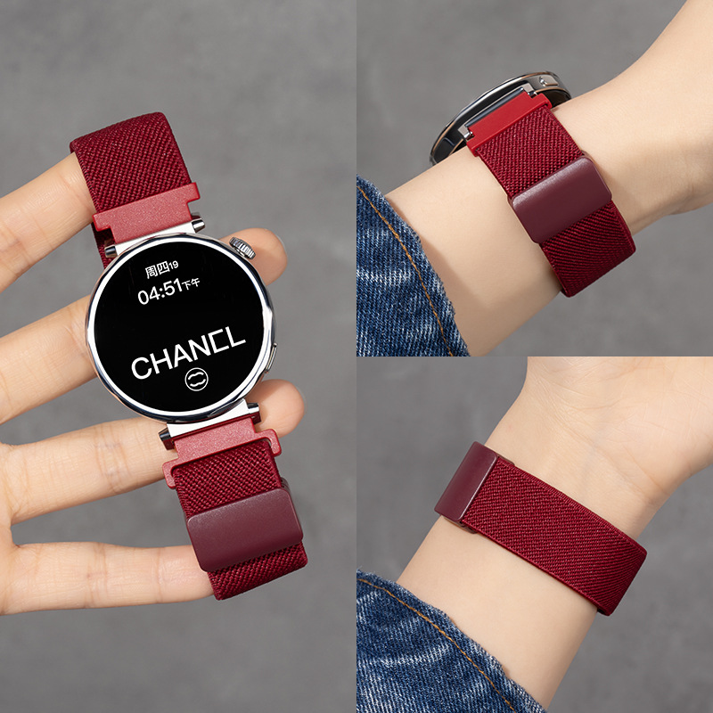 Suitable for Huawei Gt5 Watch Strap, Gt4 Watch, Magnetic Gt3 Smart Nylon Pro New Loop Gt6 Premium