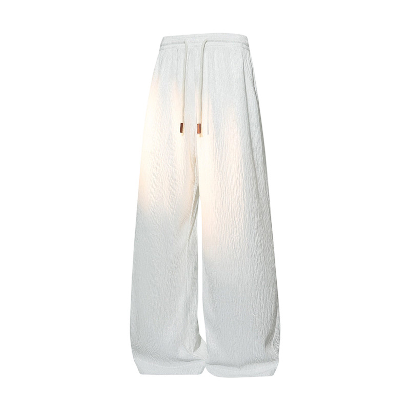 Nuevo 25 caño pantalones casuales para hombres confortados y versátiles pantalones de guardia para hombres jóvenes sueltos pantalones de moda