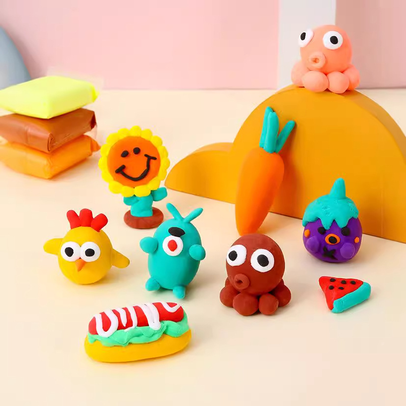 Arcilla ultraligera arcilla hecha a mano bricolaje arcilla color arcilla juguetes para niños plastilina color arcilla juego de herramientas arcilla al por mayor