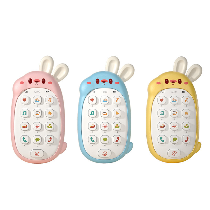 Baby Toy Mobile Phone Baby Educational Early Education 6-12 Months Children Music Phone Boys and Girls 01-3 Years Old Can Bite 5
