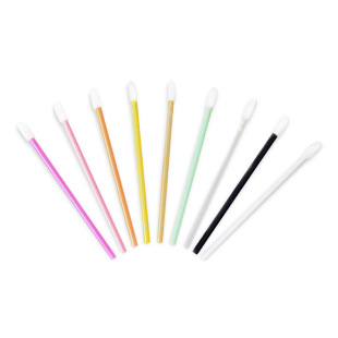 Disposable Hollow Rod Lip Brush Portable Lipstick Brush Wholesale Flocking Lip Brush Beauty Makeup Tools Makeup Brush