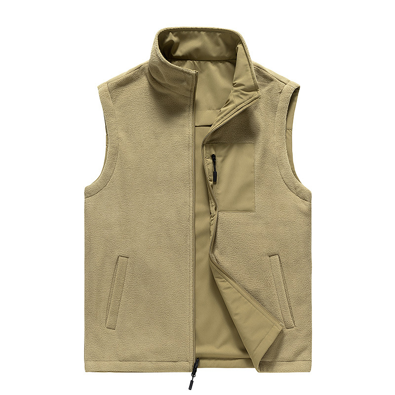 Chaleco de hombre chaleco de veludo de otoño chaleco de hombro delgado primavera y otoño cardigán chaqueta sin mangas chaqueta casual