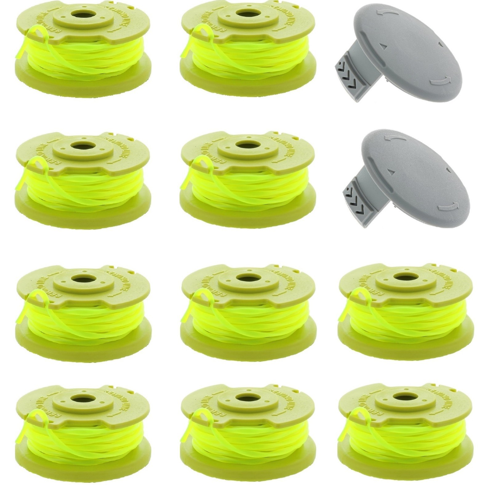 利优比RYOBI割草机打草头AC80RL3/AC14HCA打草绳割草绳  10+2套装