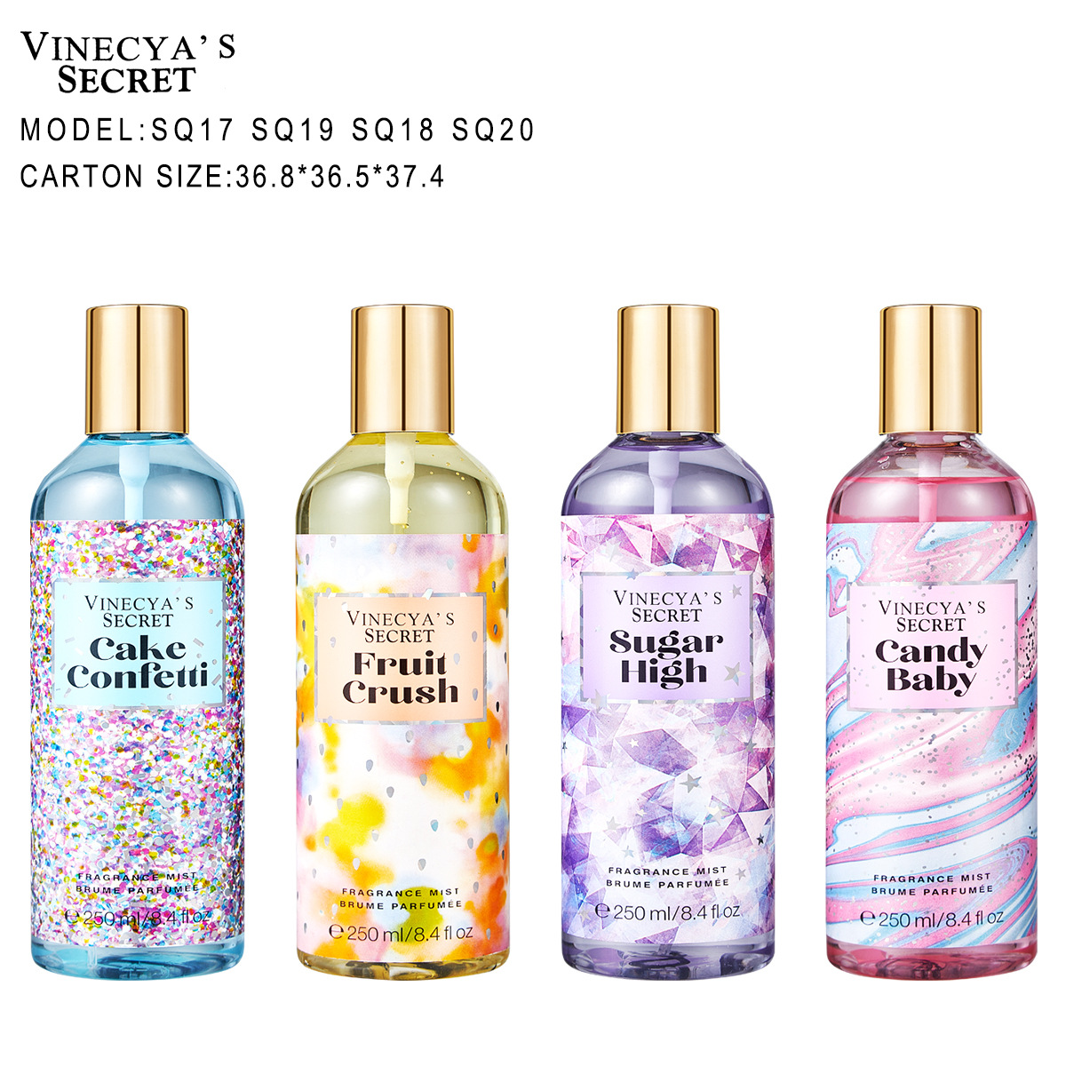 spray Chinese and English Victorian gilded glass bottle high-end perfume batch_voghion.com