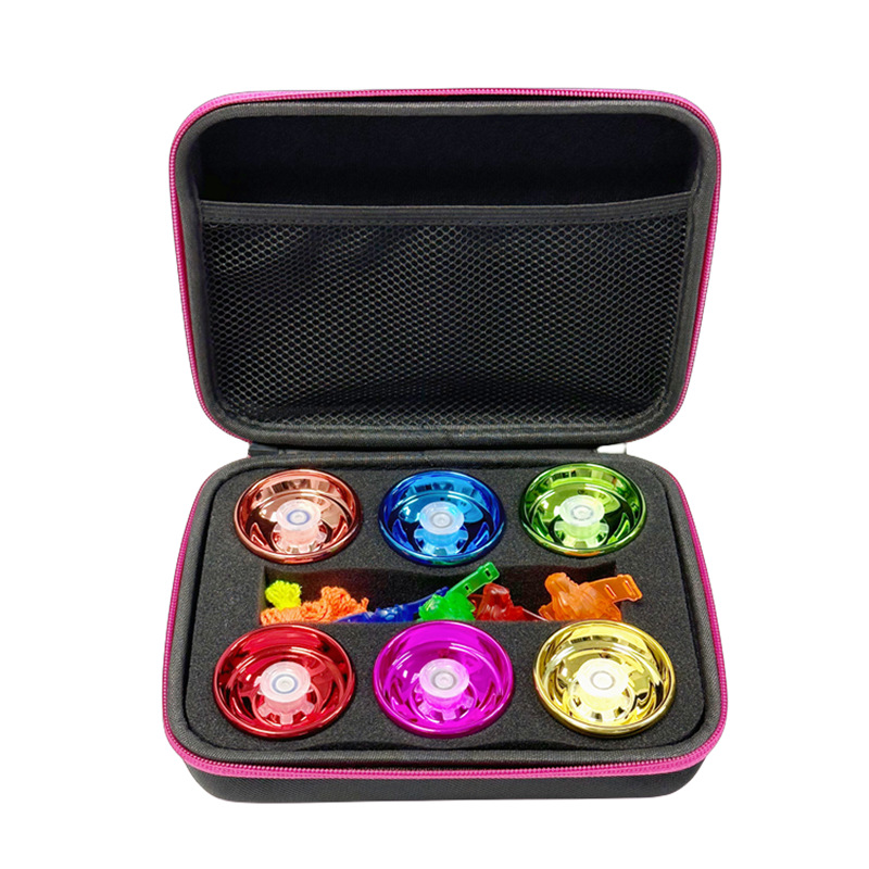 Bolsa de almacenamiento de bolas de yoyo multifuncional de 1-12 orificios Bolsa de bolas de amortiguación de vibraciones de punto Caja de almacenamiento de EVA Caja de colección portátil