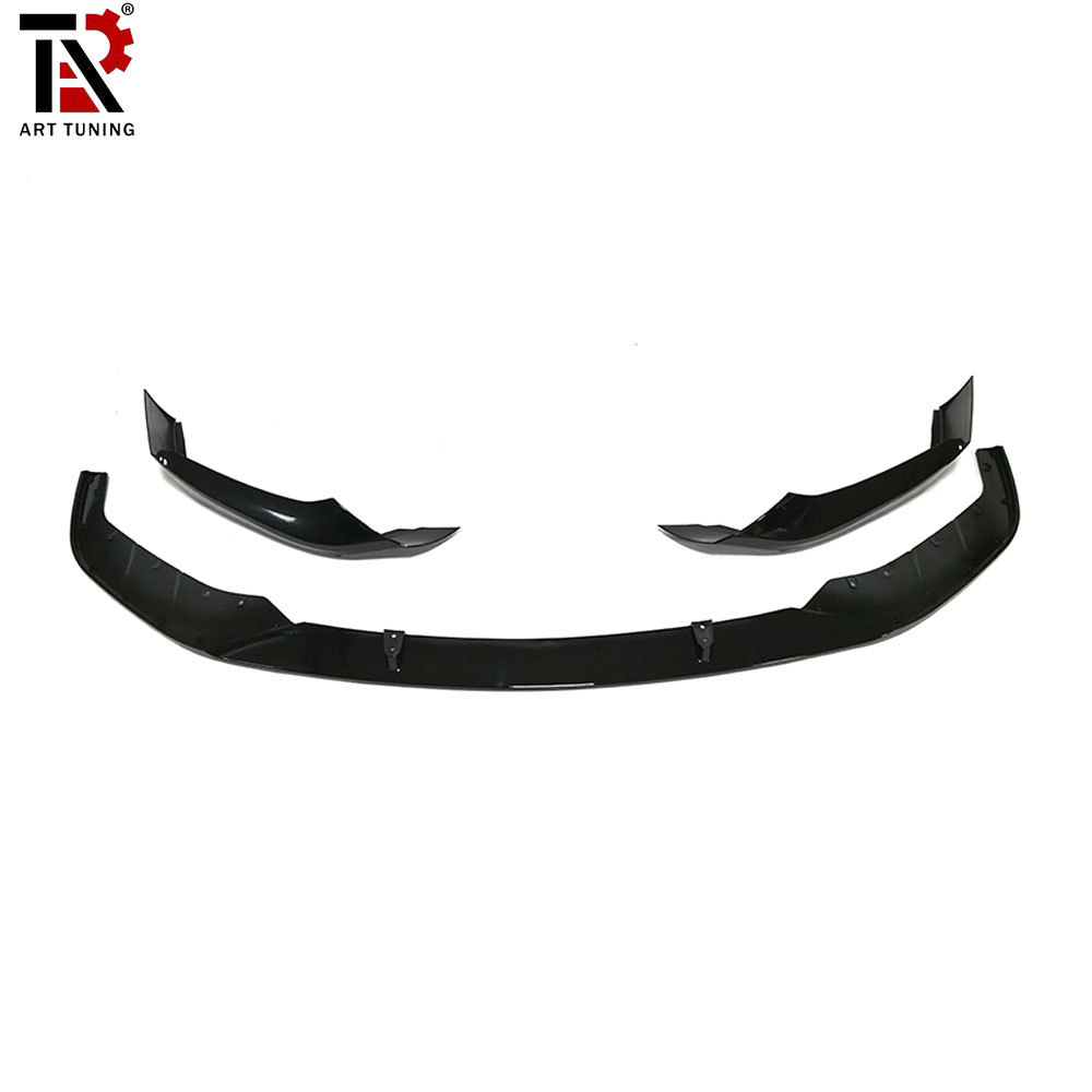 BMW For BMW New 5 Series G30 G38 520LI 530IM Modified MP Gloss Black Front Lip (Spoiler) - front-lip