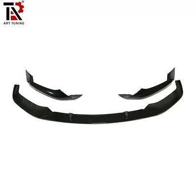Suitable for BMW new 5 Series G30 G 38 520LI 530IM modified MP bright black front lip front shovel spoiler (Spoiler)