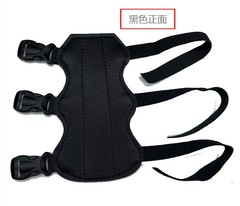 廠家直批三帶無孔迷彩PU料反曲弓護臂射擊射箭弓箭護具