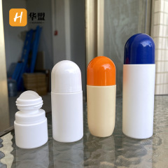 注塑吹成式ローラーボール香水瓶、ローラーボール制汗剤ボトル（プラスチック製ローラーボール付き）、ローラーボール分注用空ボトル包装材