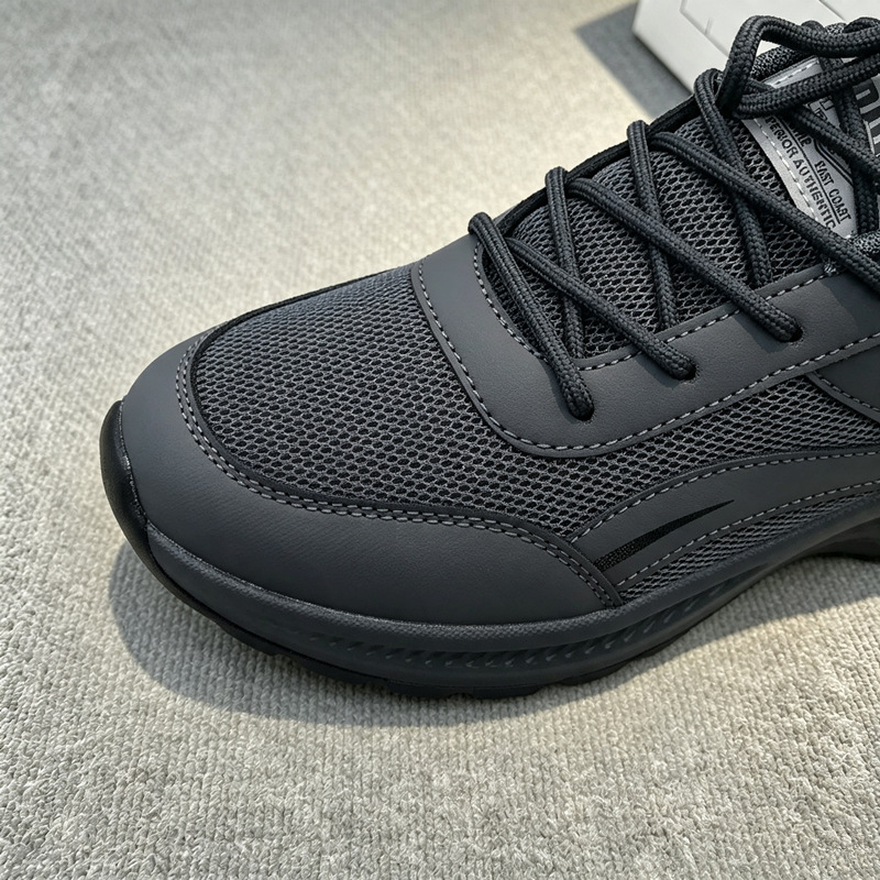 Doble red nuevo tipo de zapatos de hombre textiles transpirables zapatos deportivos casuales de moda para hombres con suela suave ligera zapatos para correr