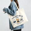 新款加厚帆布包【图案随机】