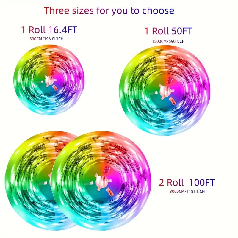 En stock traje de tira de luz LED 3535 de baja tensión RGB tira de luz autoadhesiva 44 clave de música de infrarrojos Bluetooth llevó la luz