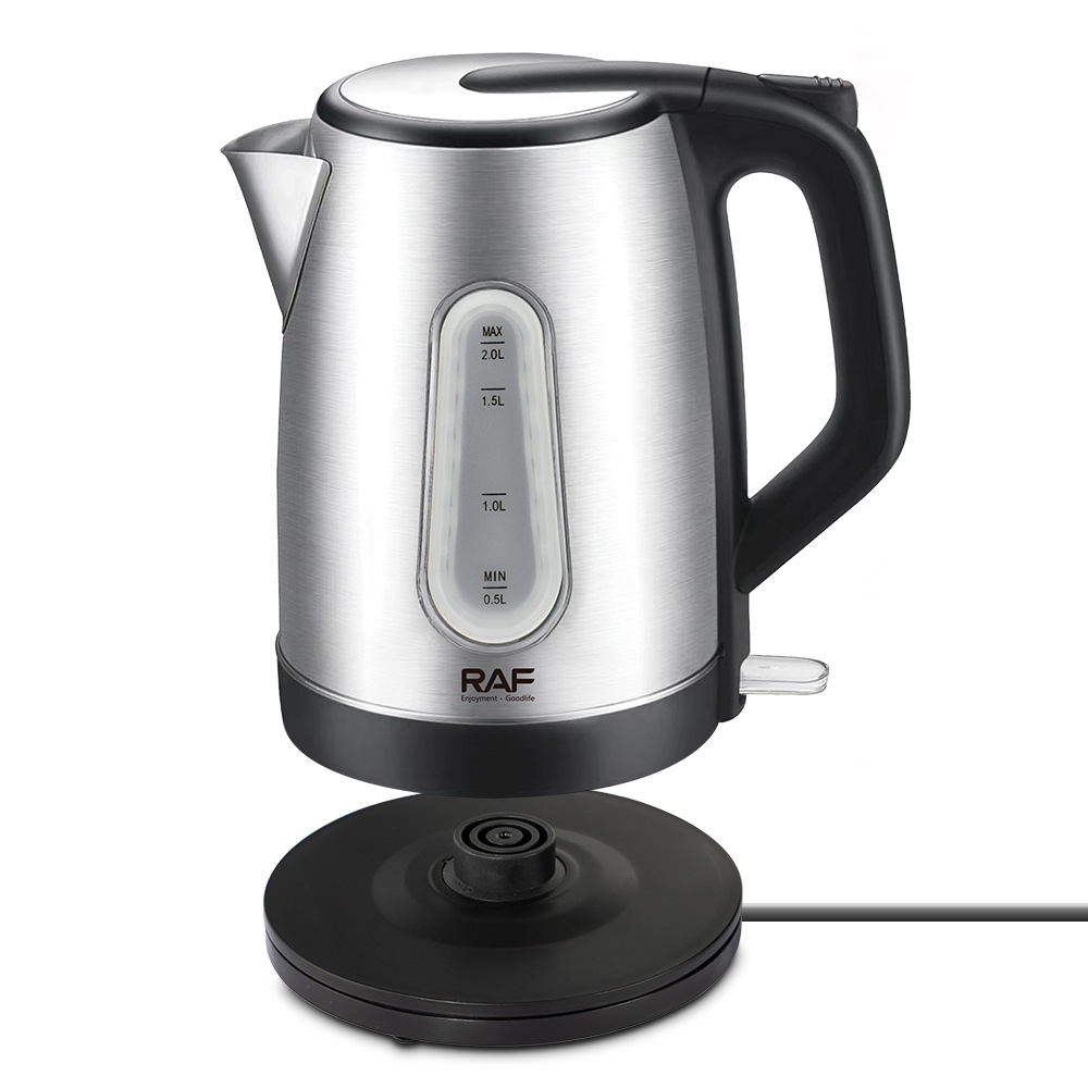 RAF European gauge cross-border visible stainless steel 2L electric kettle automatic large-capacity multi-function kettle overheat protection
