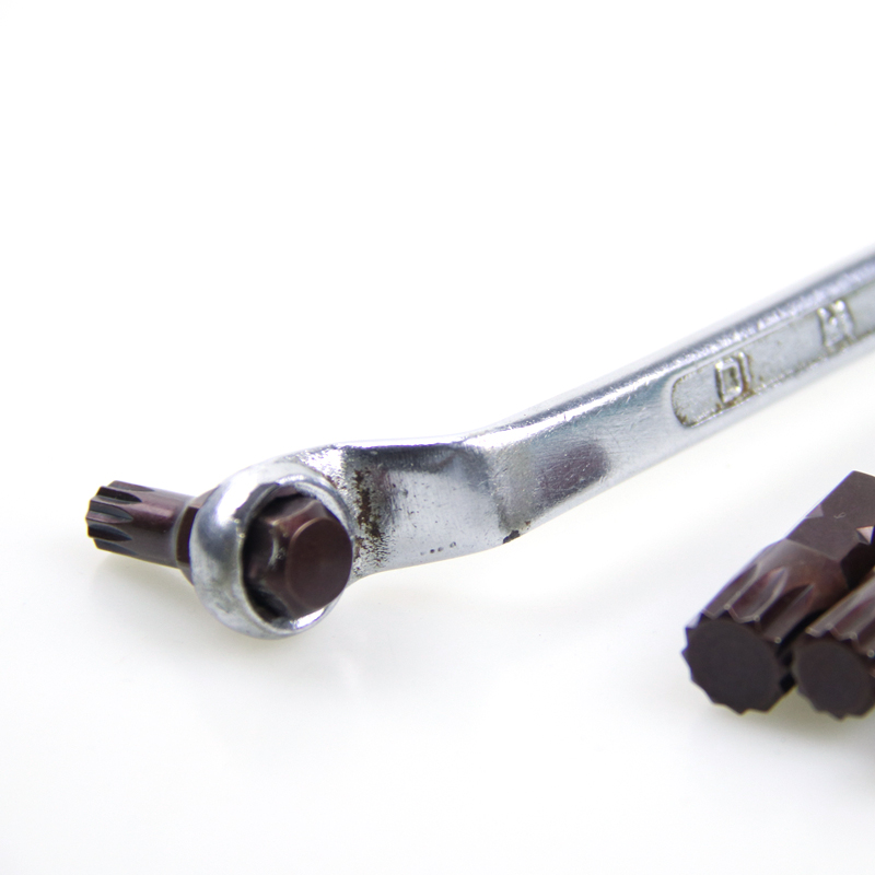 12 ángulo lote cabeza de ciruela asiento llave de puerta manguito cabeza hexagonal conjunto de tornillo interno 12 ángulo de ciruela