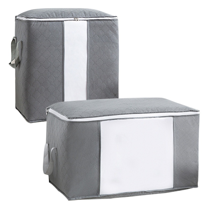 Bolsa de almacenamiento de ropa organizando edredón bolsa grande ropa de embalaje engrosada tela grande hogar a prueba de humedad
