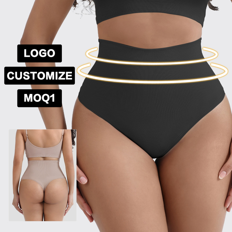Foreign Trade Tiktok Hot Waist G-string Sexy Leyin Underwear High Waist Seamless T-string Underwear Women