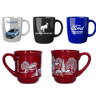 Color changing cup ceramic cup with lid spoon can be made logo Sublimed Cup, special promotion cup and office cup