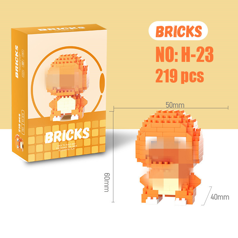 Animation IP micropartículas bloques de construcción rompecabezas piezas de regalo de juguetes DIY bloques de construcción mayoristas nacionales