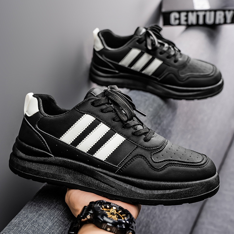 Zapatillas deportivas de hombre para primavera, transpirables, de suela gruesa, informales, ligeras, 2026, nuevas, versátiles, blancas