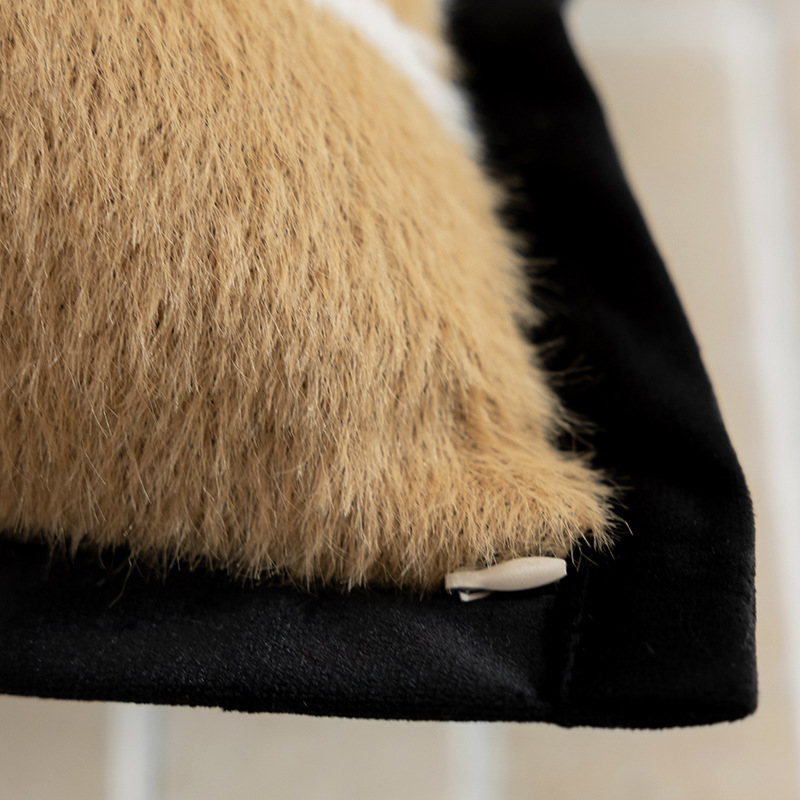 Moderno simple almohada de lujo ligera almohada de sofá sala de estar almohada modelo de habitación decoración hotel almohada cubierta mayorista