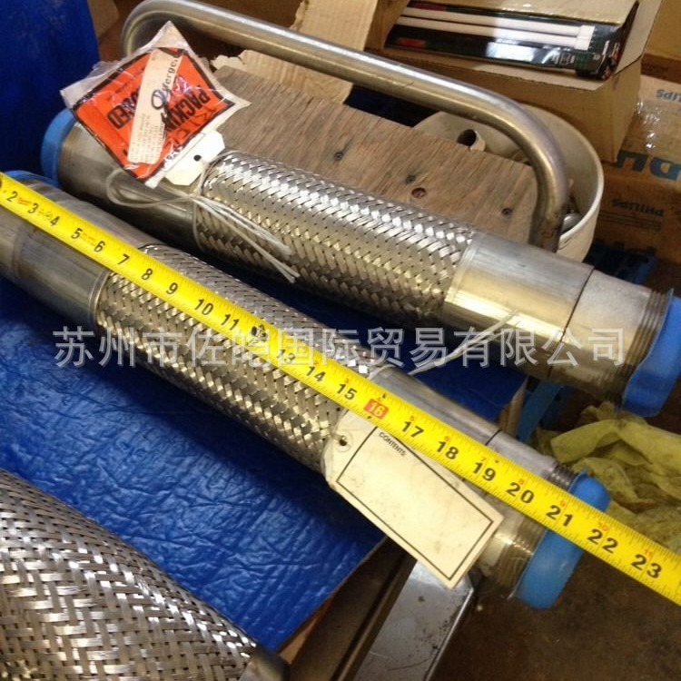 美国Pureflex品牌耐高温高压特氟龙金属编织软管 通过ABS认证管