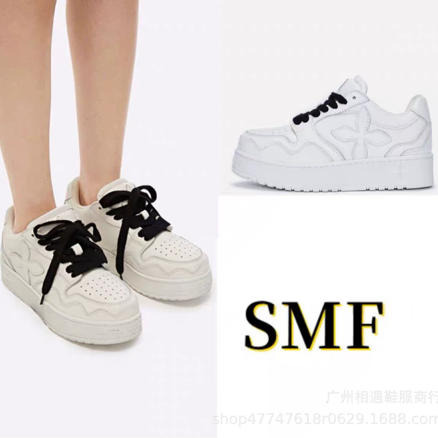 Модные крутые женские туфли для скейтборда с большими зубцами, лето 2023, новые белые туфли на толстой подошве с перекрестным узором, увеличивающие рост, на шнуровке, в национальном трендовом стиле