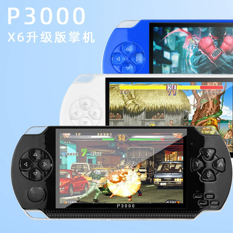 Игра-палм машина X6 с экраном 4.3 дюйма из древесины Cross-мир Palm Game Machine X6 4.3-дюймовый 8G Внешнеторговый ретро детский GbapSP3000 детские FC видеоигра