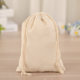 Custom Canvas Bundle Pocket Blank Rice Bag Shrink Rope Outgoing Shopping Daily Shoulder Storage Bag