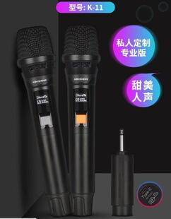 Universal Rechargeable Wireless Microphone with U-Band Fm Audio Amplifier Karaoke Rechargeable Microphone Headset