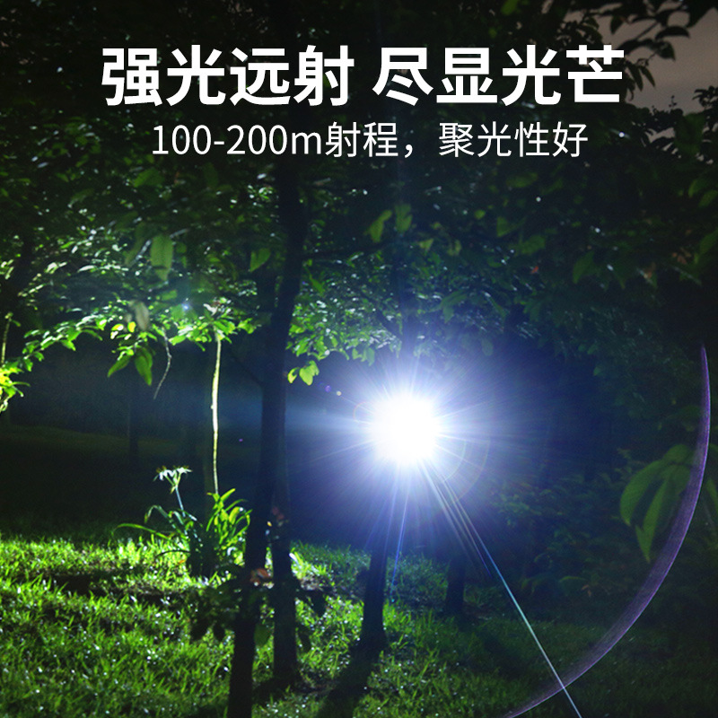 Shenhuo transfronterizo HL16 lámpara de pesca nocturna fábrica al por mayor de 45 grados de rotación de luz fuerte USB de carga LED Faro de inducción