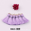 Earrings with tassels, accessory, 2cm, polyester, wholesale