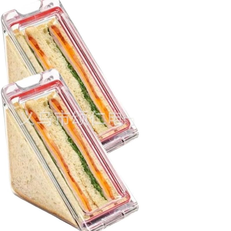 国境を越えた爆発物Triangle Sandwich Container携帯サンドイッチ容器弁当収納ケース|undefined