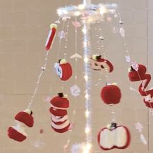 七夕情人节创意扭扭棒手工diy可爱卡通红苹果手持小夜灯送闺蜜礼