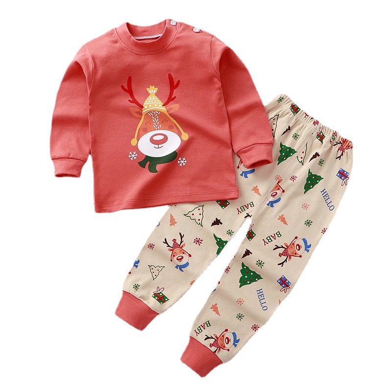 Underwear Set, Pure Cotton, New Boys' Home Clot, Baby All Cotton Warm, Girls' Clothes, Autumn Pants, Children's_voghion.com
