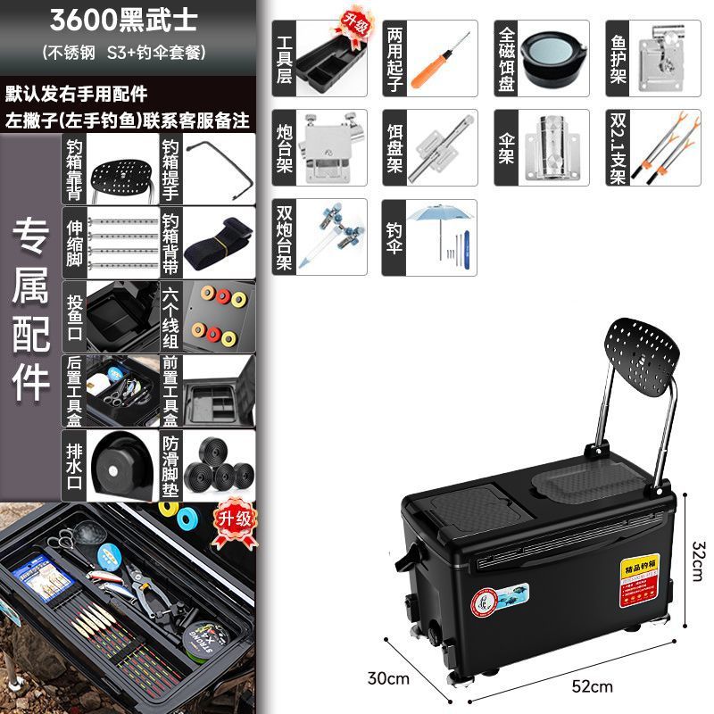 Guerrero Negro - S3 + paraguas de pesca - Lista de compras obligatorias