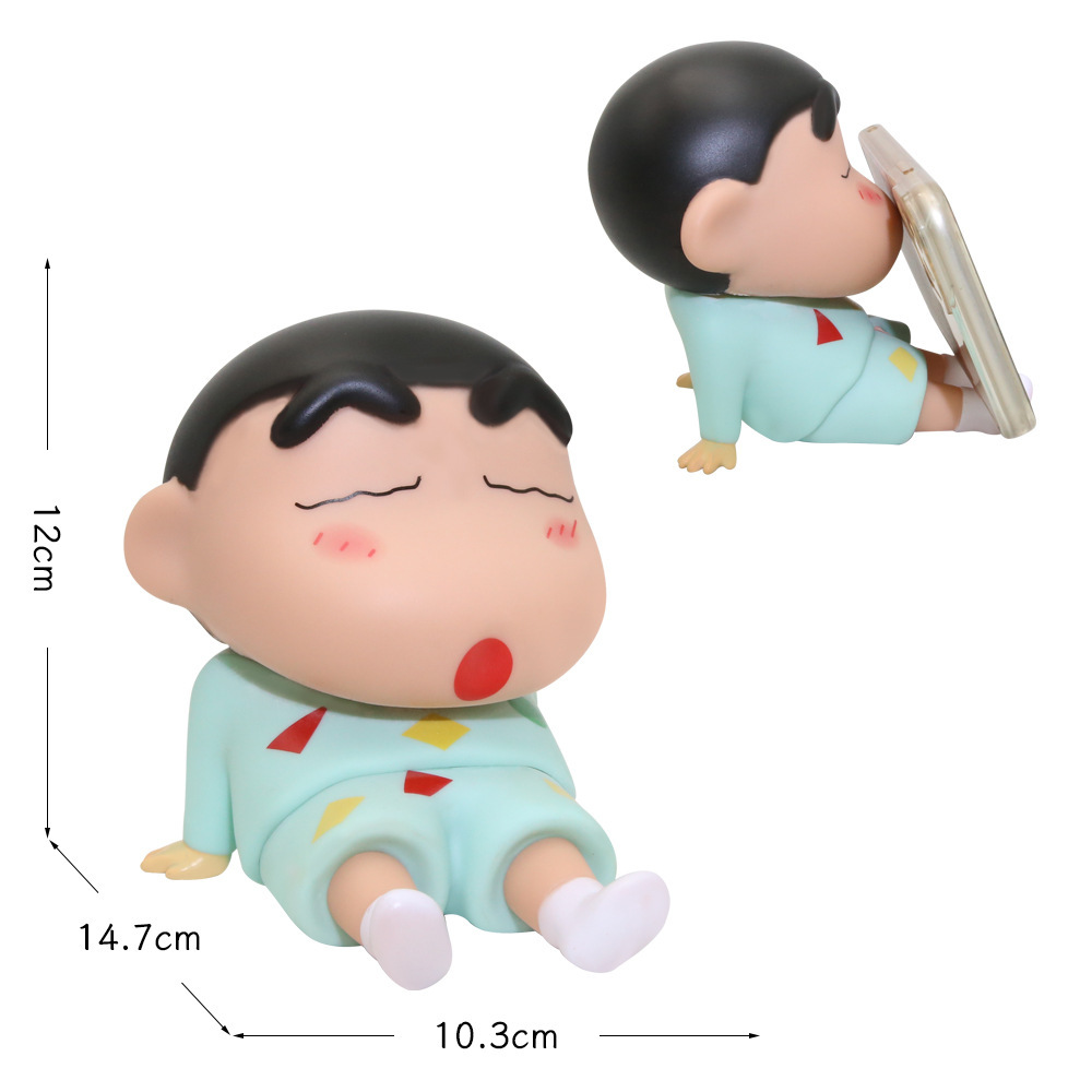 Pijamas clásicos, muñecos pequeños nuevos, soportes para teléfonos móviles perezosos de anime, adornos de escritorio, modelos de figuras de moda