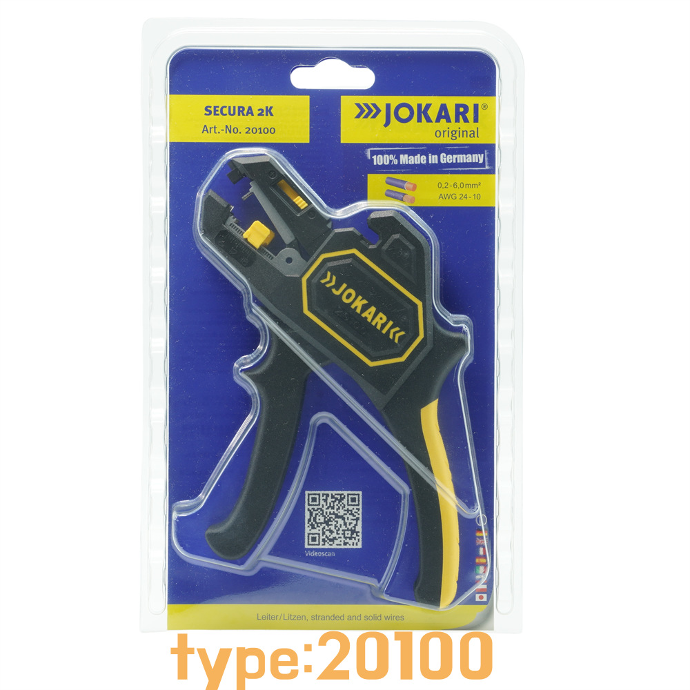 德国原装进口现货库存JOKARI配电柜接线电工专用自动剥线钳 20100
