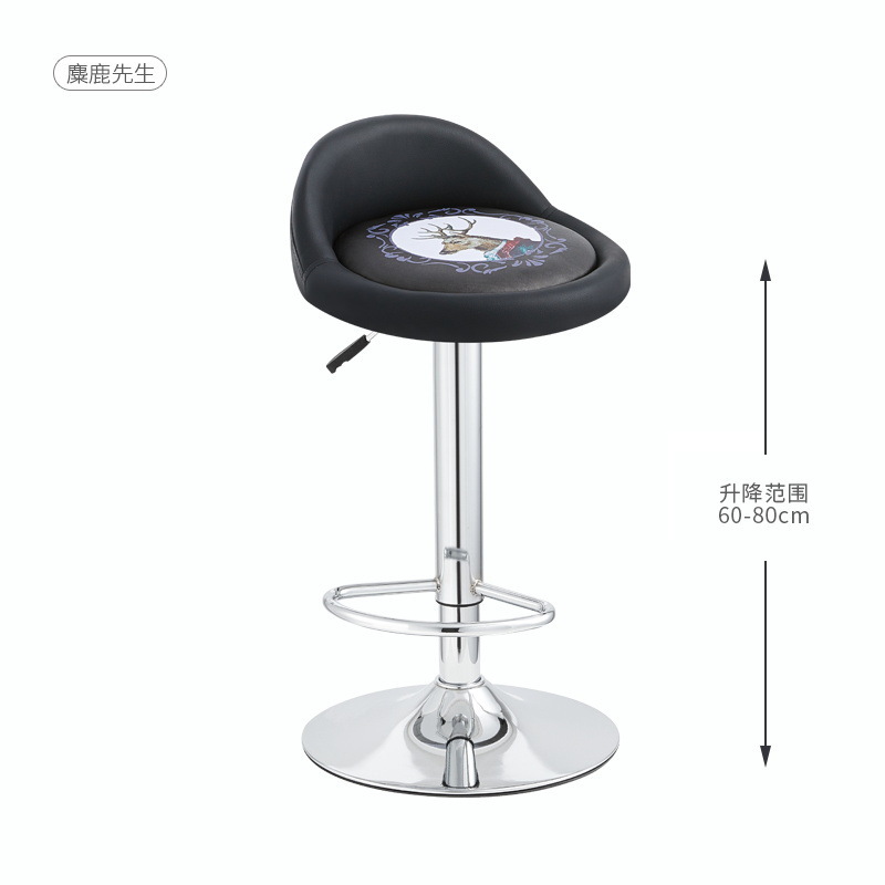 Fábrica directa silla de bar silla de bar elevación silla giratoria silla de respaldo silla casera alta silla de cajero image 15