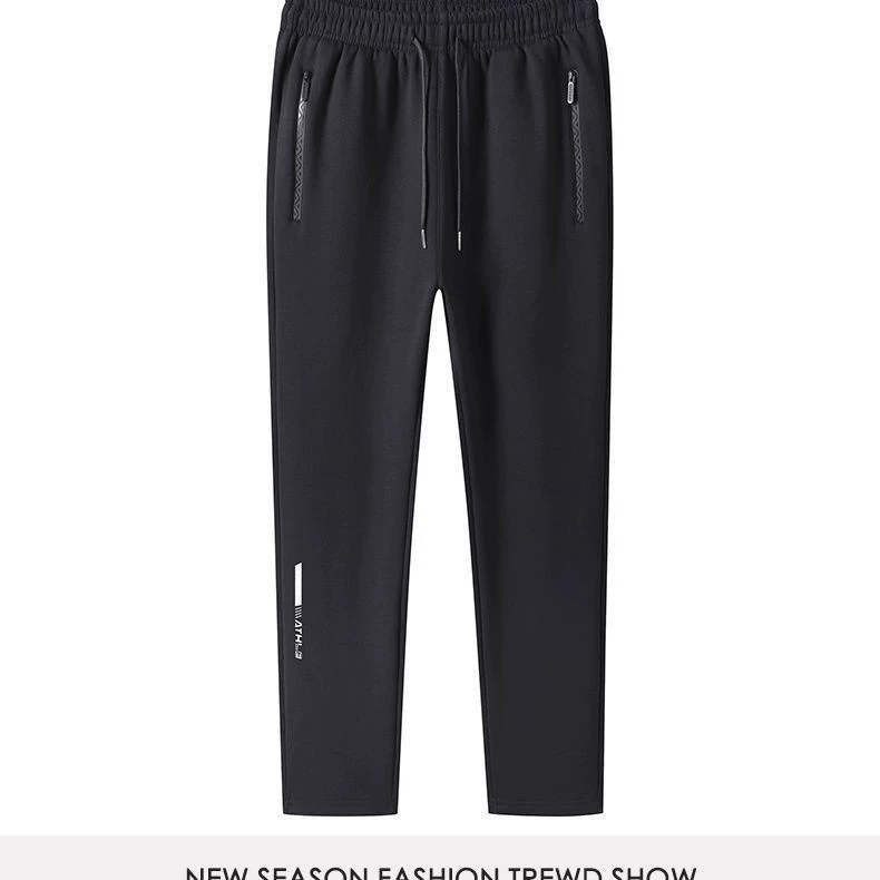 Новый стиль повседневные брюки мужские свободные дикие спортивные брюки прямой тренд принт брюки мужские дешевые брюки оптом