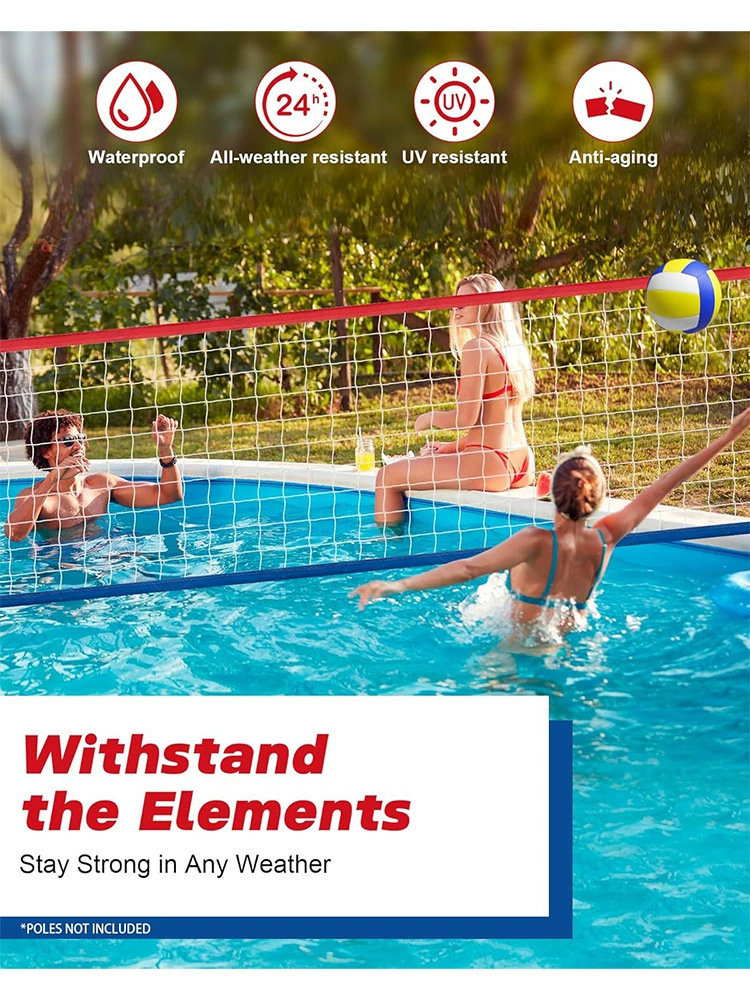 Water volleyball adjustable swimming pool, 4.5meter, 0.9meter, 9.5meter, 0.9meter