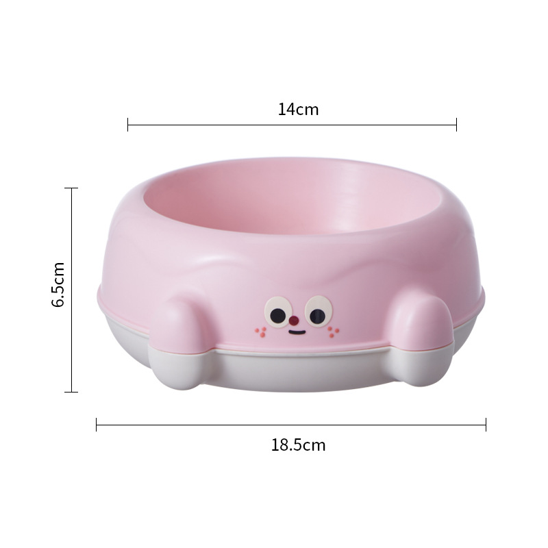 Tazón de mascotas personalizado para gatos de acero inoxidable Tazón de arroz de gran capacidad para perros Tazón de arroz antideslizante anti-derribado Tazón de gatos artículos de mascotas