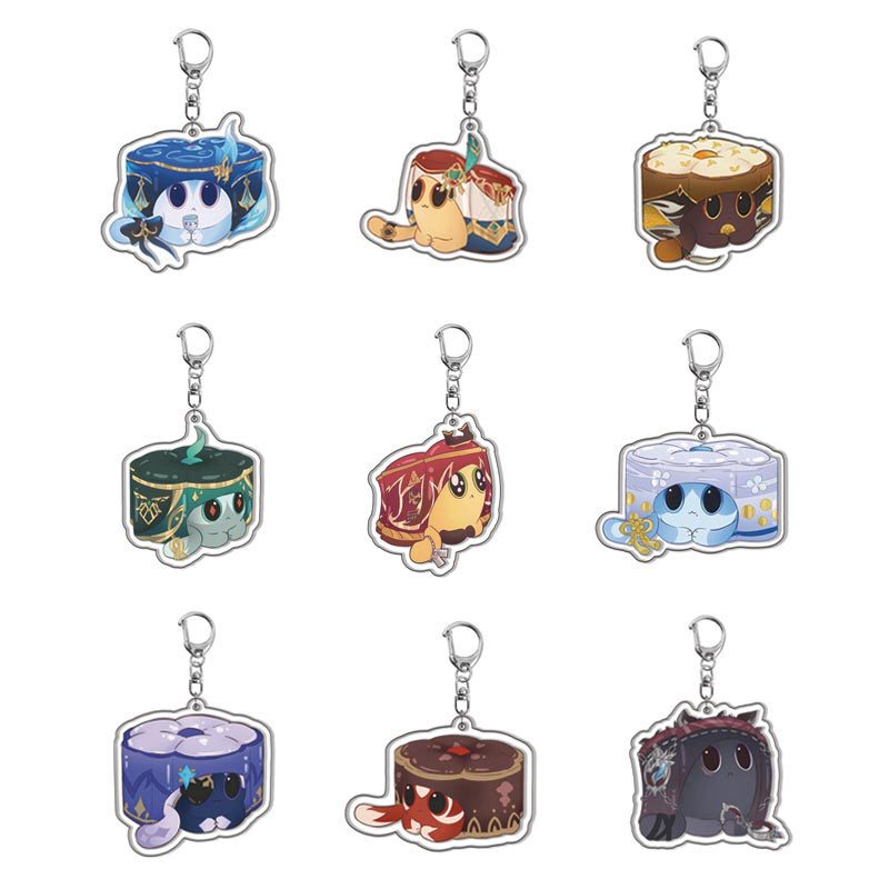 [Slayer] Peripheral Kafina Vidal Kamisato Ayato Zhongli Acrylic Keychain Backpack Pendant