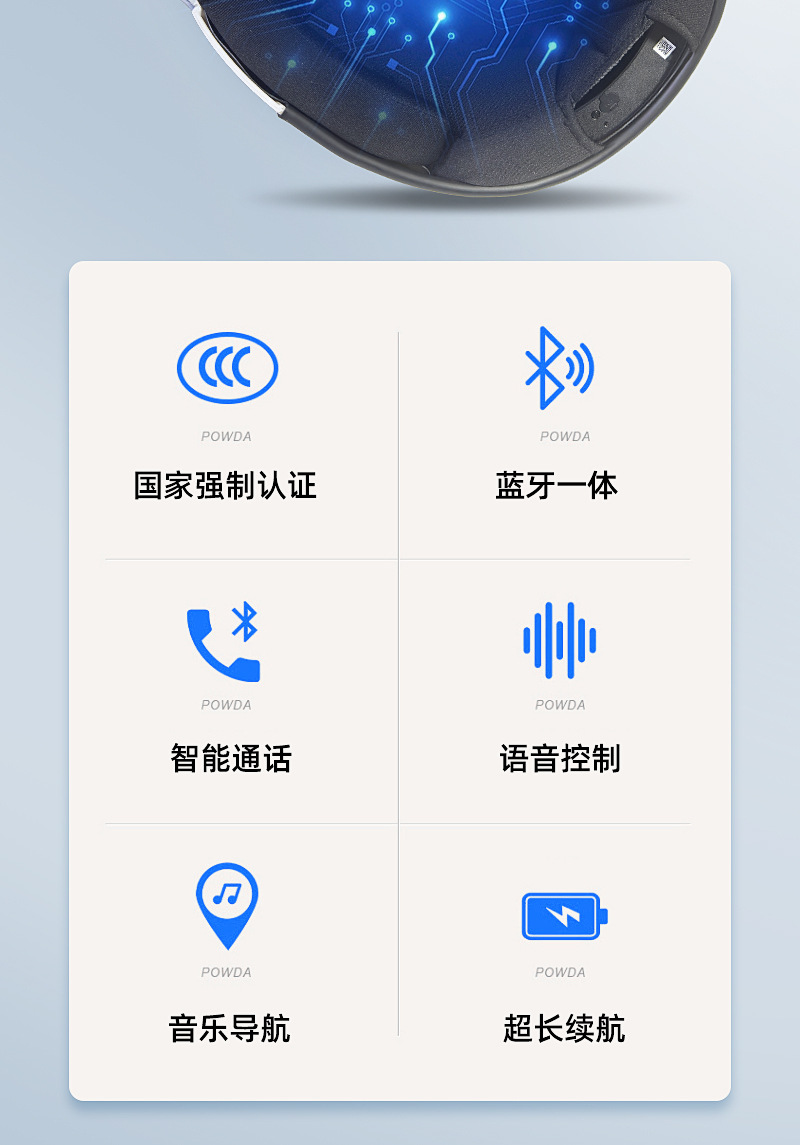 Feiko Bluetooth Integrated Smart Voice Motorcycle Helmet 3C Certified New National Standard Electric Vehicle Safety Helmet