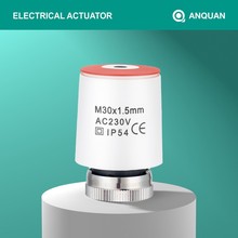 常闭电热执行器工程款地暖分水器供暖温控阀电热头分水器电动调节