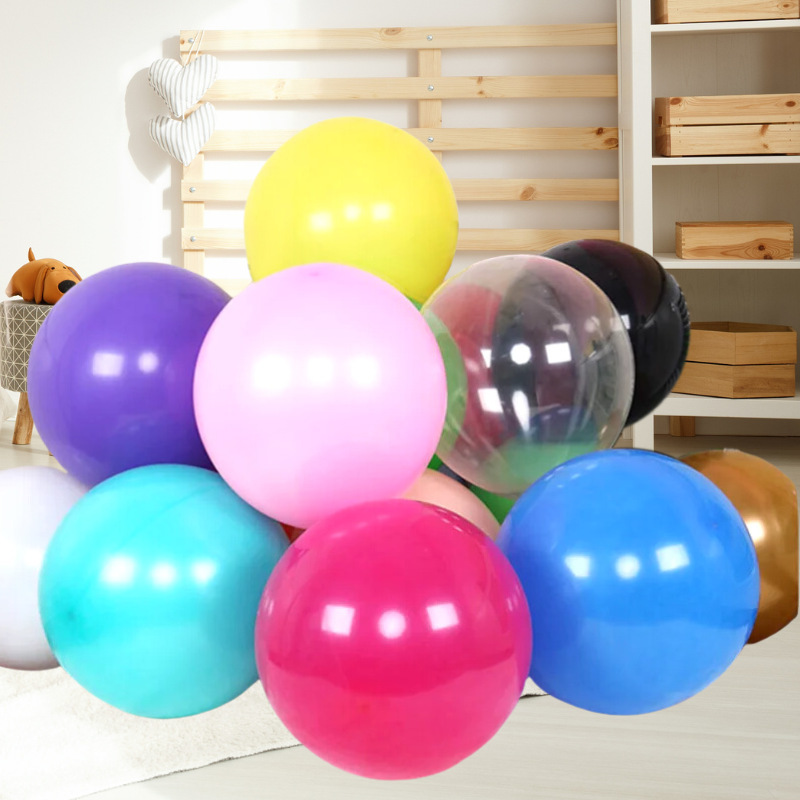 18-inch matte balloon wedding event layout birthday party decoration wedding room decoration perfect round balloon custom set