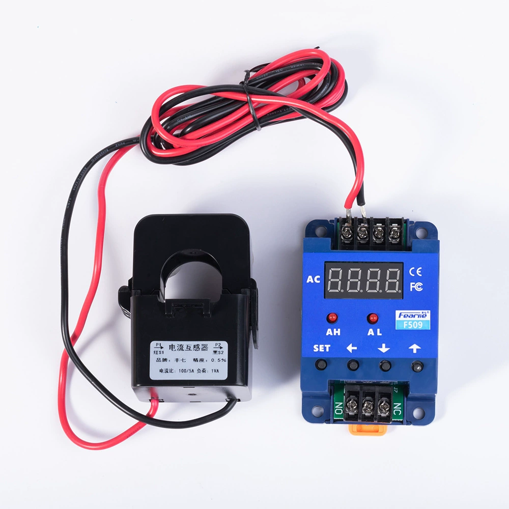 Датчик перегрузки конвейерной ленты с цифровым дисплеем, датчик тока, выключатель, направляющая шина, трансформатор, интеллектуальный цифровой дисплей